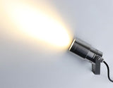 LED Underwater Spotlights- Surface Mounted, 5W 12V-24V DC, Anti-Glare Pool Lights, IP68 Waterproof, Lamp for Pools Ponds Fountains Waterfall (Warm White-3000K)