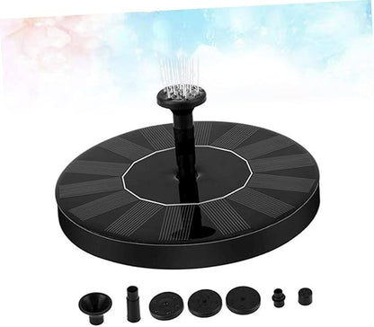 SUPVOX 1W Solar Floating Fountain Pump for Garden Pool Outdoor Solar Panel Water Fountain Decoration Black for Water Features