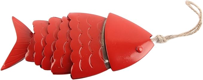 Yosoo Colorful Koi Fish Wind Chime, Metal Crafts with Relaxing Tones for Outdoor Decoration, Perfect for Garden and Patio (3)
