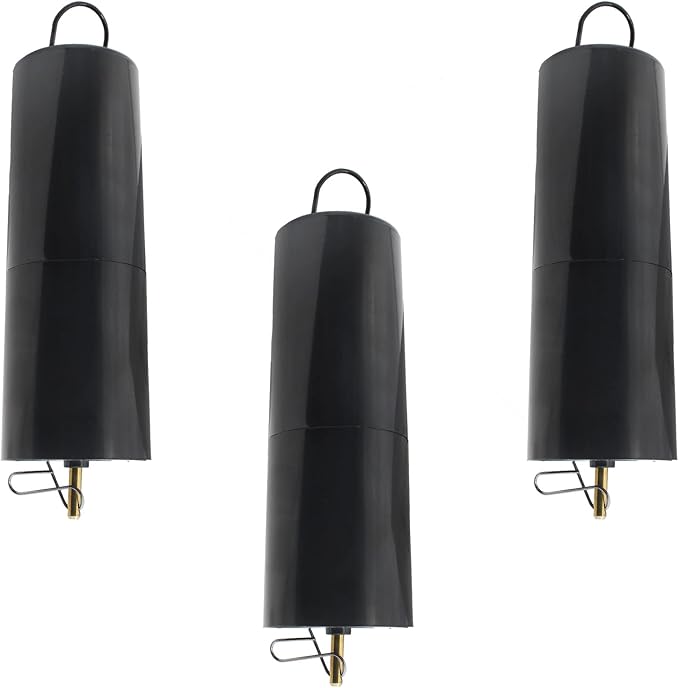 3pcs Wind Spinner Motor, Hanging Rotating Display Spinner Motor, Black Outdoor Hanging Wind Spinners for Yard, Garden, Lawn Decoration