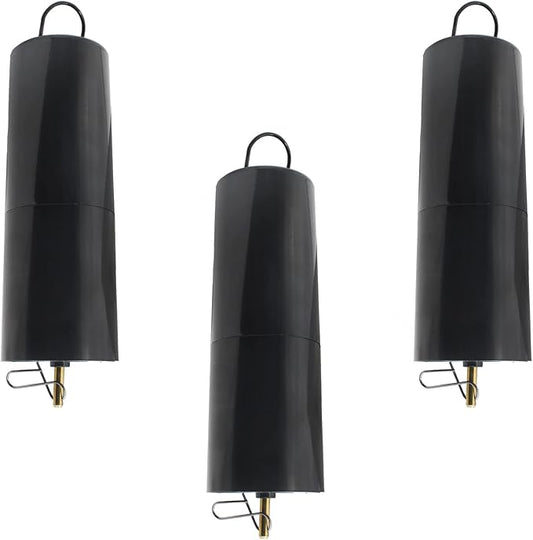 3pcs Wind Spinner Motor, Hanging Rotating Display Spinner Motor, Black Outdoor Hanging Wind Spinners for Yard, Garden, Lawn Decoration