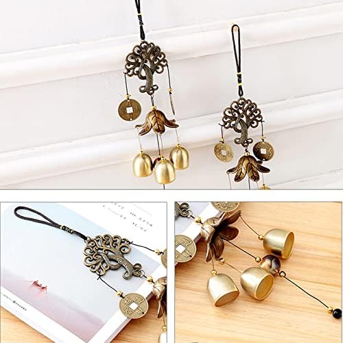 Hooshing Wind Chimes Outdoor Fortune Tree Metal Bells Feng Shui WindChimes for Lucky Home Garden Patio Yard Hanging Decor Gift