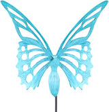 Modern Artisans American Made Large Butterfly Garden Sculpture/Stake - Verdi Green