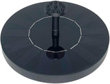 Solar Bird Bath Fountain Pump, Upgrade 1.4W Solar Fountain with 6 Nozzle, Free Standing Floating Solar Powered Water Fountain Pump for Bird Bath, Garden, Pond, Pool, Outdoor