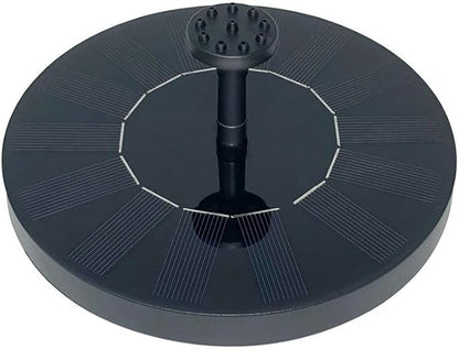Solar Bird Bath Fountain Pump, Upgrade 1.4W Solar Fountain with 6 Nozzle, Free Standing Floating Solar Powered Water Fountain Pump for Bird Bath, Garden, Pond, Pool, Outdoor