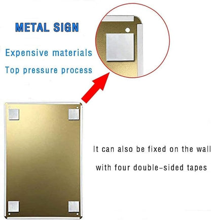 New Warning Plaque Wall Decor Caution Low Clearance 8 ft. Metal Tin Sign Courtyard Decoration Office Sign Outdoor & Indoor Safety Sign 8 X 12 Inch