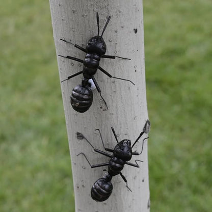 Simulated Ant Statue Set 6 Pieces Miniature Desk Ants Sculptures Indoor Outdoor Garden Decoration Lightweight 2.55X2.36X0.78 Inch