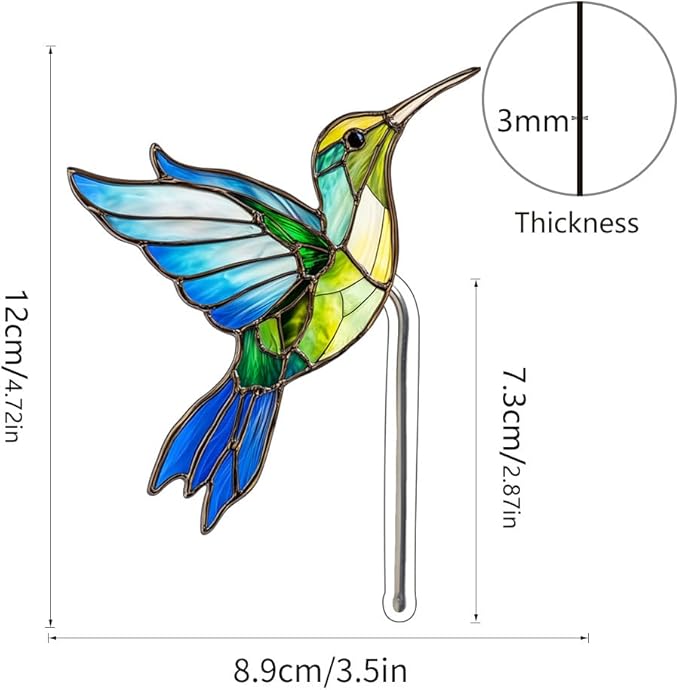 Hummingbird Gifts for Women Mom Grandma, Hanging Planter for Indoor Outdoor Garden, Bird Lover Plant Decor, Mothers Day Birthday Gifts from Daughter Son(11)