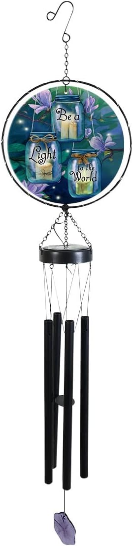 Briarwood Lane Be a Light to the World Illuminated Wind Chime