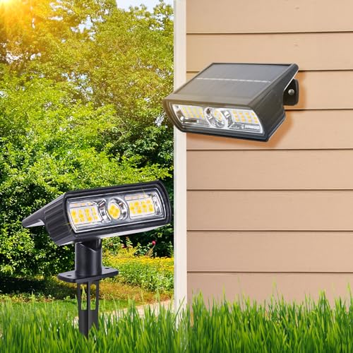 Toodour Solar Spot Light Outdoor - 2 Pack, 2 Modes