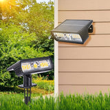Toodour Solar Spot Light Outdoor - 2 Pack, 2 Modes