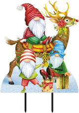 Briarwood Lane Happy Holiday Gnomes Metal Art