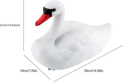 GLOGLOW Lifesize Floating Goose Decor for Pond Lake and Garden Outdoor Water Feature Decoration