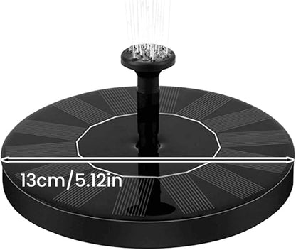 2026 Solar Fountain for Bird Bath, Floating Solar Water Fountain with 6 Nozzles, Solar Powered Fountain Pump for Garden, Pond, Pool, Patio, Outdoor Decor (3, 5.12")