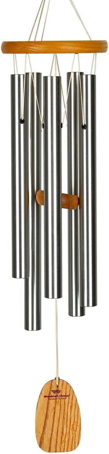 Woodstock Chimes Signature Collection, Chimes of Kyoto, 25'' World Music Wind Chimes for Outdoor, Patio, Home or Garden Décor (KWS)