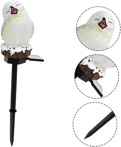 ibasenice Garden Stake Solar Shaped Led Outdoor Decor for Lawn and Walkway Easy Installation Resin Design for Pathway and Ambience