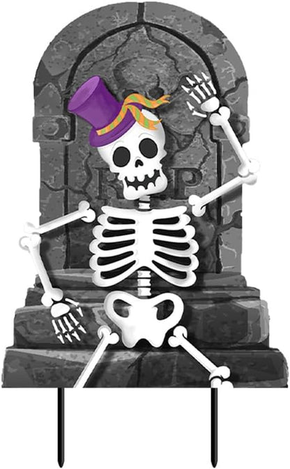 Briarwood Lane Dancing Skeleton Metal Art