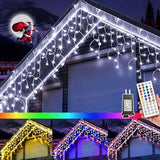 128 Functions 504 LED Christmas Lights - 52FT, 16 Colors, 8 Modes, Timer