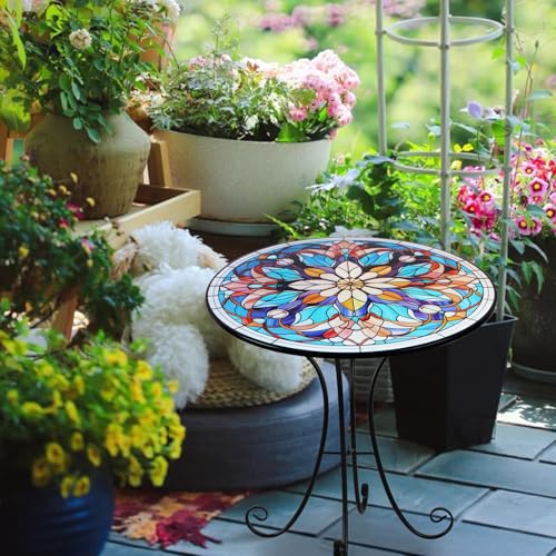 18" Mosaic Side Table Outdoor
