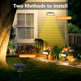 Toodour Solar Spot Light Outdoor - 2 Pack, 2 Modes