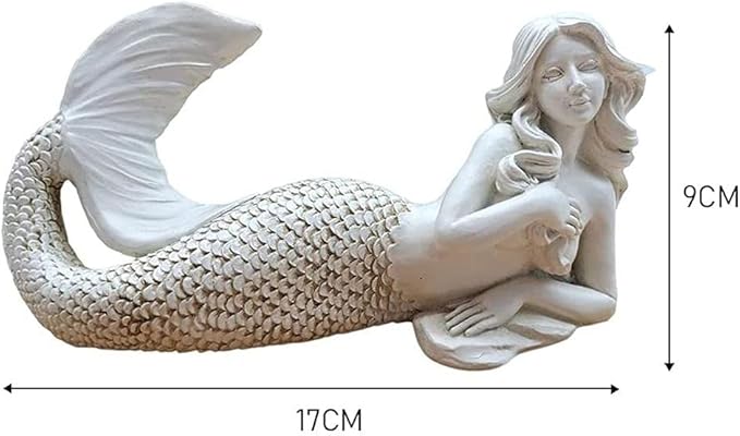 Statue Home Decor, Lying Garden Sculpture Figurine Statue Modern Art Ornament for Garden Home Office Desktop Decoration