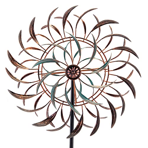 Stargarden Wind Spinners Outdoor, Metal Large Wind Sculptures | 360 Degrees Kinetic Wind Sculptures& Spinners Yard Art Outdoor Garden Decor
