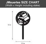 Grow Dammit Funny Garden Signs, Unique Outside Gardening Decor Outdoor, Flower Vegetable Garden Plant Accessories, Fun Gardening Gifts for Women Men Mom Gardeners Who Love Plants