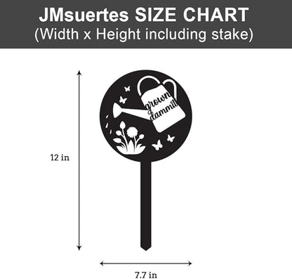 Grow Dammit Funny Garden Signs, Unique Outside Gardening Decor Outdoor, Flower Vegetable Garden Plant Accessories, Fun Gardening Gifts for Women Men Mom Gardeners Who Love Plants