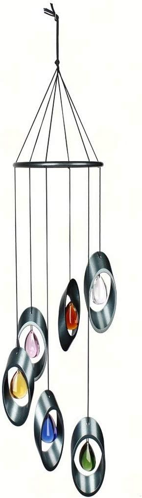 Woodstock Chimes Signature Collection, Woodstock Bellissimo Bells, 28'' Olive Wind Bells for Outdoor, Patio, Home or Garden Décor (CYBRO)