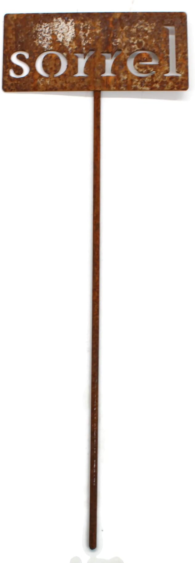 Classic Metal Garden Markers 19 Inches Tall (sorrel, Naturally Rusted)