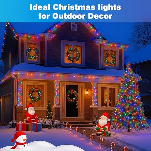 328FT Multicolor Christmas String Lights - 1000 LED
