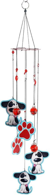 Spoontiques Dog Wind Chime - Outdoor Garden Décor - Decorative Chimes for Yard, Garden, Backyard and Patio Decoration