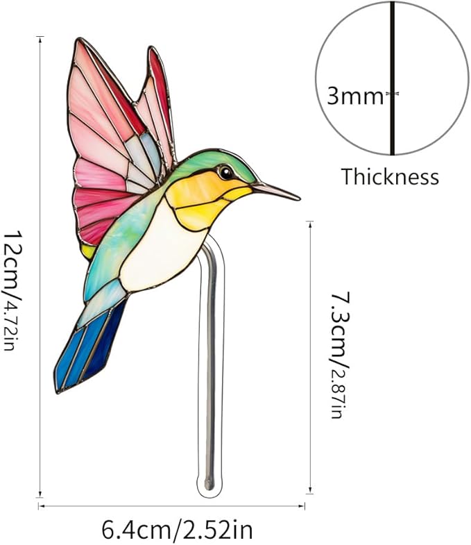 Hummingbird Gifts for Women Mom Grandma, Hanging Planter for Indoor Outdoor Garden, Bird Lover Plant Decor, Mothers Day Birthday Gifts from Daughter Son(19)