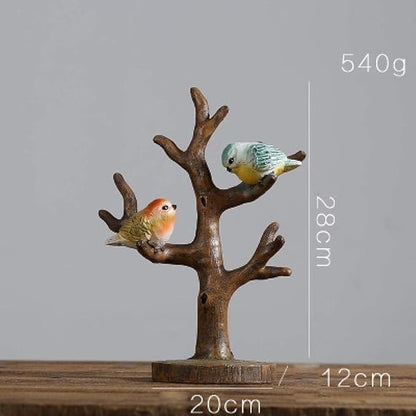 Garden Ornaments Decor Statue Outdoor,Abstract Unique Statue Sculpture Creative Statues and Sculptures Outdoor Decor for Garden,Home Decorations Resin Bird Ornaments Crafts Figurines Resin B