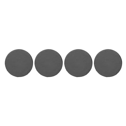 Outdoor Stepping Stones Garden Pathway Stones Landscape Stones 15.71in Round Polypropylene Resin with 6 Ground Stakes for Lawn Decor Walkway (Grey)