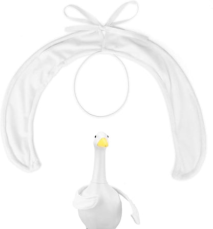 2pcs Poseable Goose Wings, Porch Lawn Goose Outfit Accessories for 23-28in/58.4-71.1cm Porch Lawn Geese Outdoor Patio Yard Decoration Accessories (White)