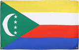 AZ FLAG Comoros Flag 150 x 90 cm with 4 Eyelets for Balcony or Wall