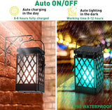 Solar Hanging Lanterns - Color Changing, 9 Modes, Waterproof (2 Pack)