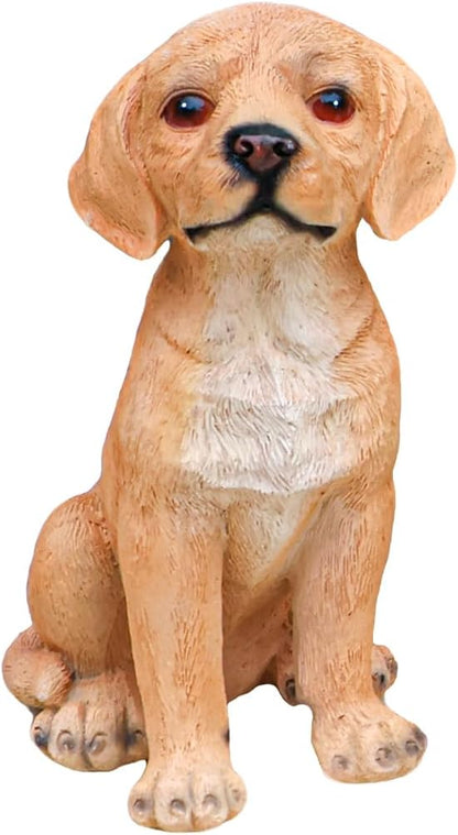 Solar Light Animal Outdoor Statue Planter with Welcome Sign, Resin Garden Sculpture Flower Pot for Patio Lawn Porch Yard Courtyard Decor, Weather-Resistant Decorative Figurine Accent (B)