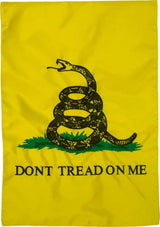 Briarwood Lane Don't Tread On Me Gadsden Applique & Embroidered House Flag