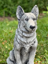 Amazing German Shepherd Dog Statue Memorial Garden Figure Dog Lover Gift Hunting Pet Figurine