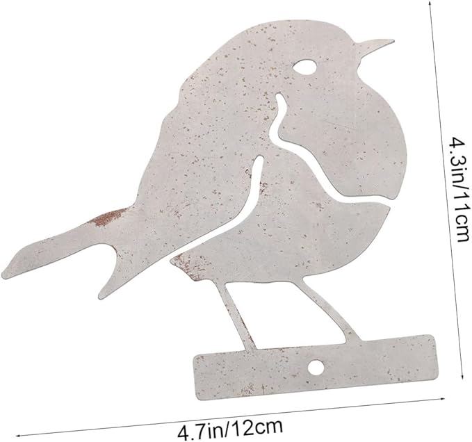 KESYOO Iron Arts Bird Garden Decor Creative Bird Shape Ornament for Outdoor and Indoor Spaces Iron Craftsmanship Unique for Decor