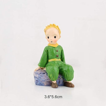 Garden Ornaments Decor Statue Outdoor,Abstract Unique Statue Sculpture Creative Statues and Sculptures Outdoor Decor for Garden,Miniature Cute Little Prince Fairy Garden Figurines Micro Land