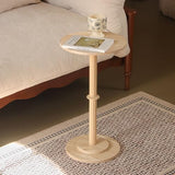 MaxSmeo Drink Table, Small Side Table for Small Spaces, Round End Table