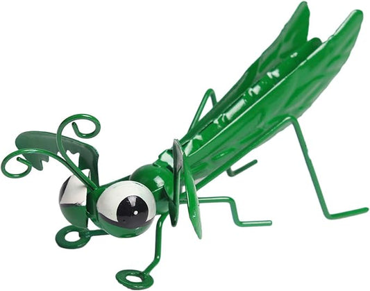 Iron Locust Decorations Model Outdoor Statue Garden Decors Metal Garden Metal Ornament Iron Metal Garden