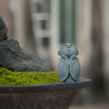 Mini Monk Buddha Statue Sandstone Statues Zen Monk Praying Statue Sculptures for Wealth Good Luck Feng Shui Decor Home Fish Tank Aquarium Garden (Style 6)