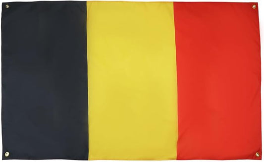 AZ FLAG Belgian Flag 150 x 90 cm with 4 Eyelets for Balcony or Wall