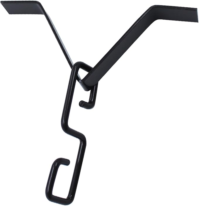 Rain Chain Gutters Adapter Clip for Garden V Style Copper Hook Hanger Gutter Clip for Rain Chain Installation kit Iron Connector for Rain Chimes Downspout Outside Hardware