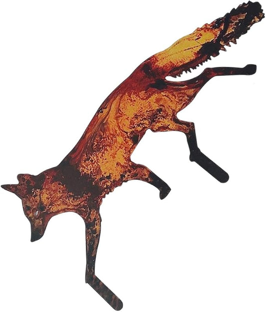 Metal Insert Outdoor Iron Lawn Stake 50Cm Hollow Animal Yard Decor for Patio and Courtyard Decorative Garden Ornament
