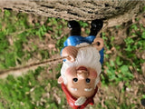 Climbing Gnomes Tree Decor - Cute Gnome Garden Statue Art Resin Dwarf Sculpture for Yard Outdoor Decoration Ornaments
